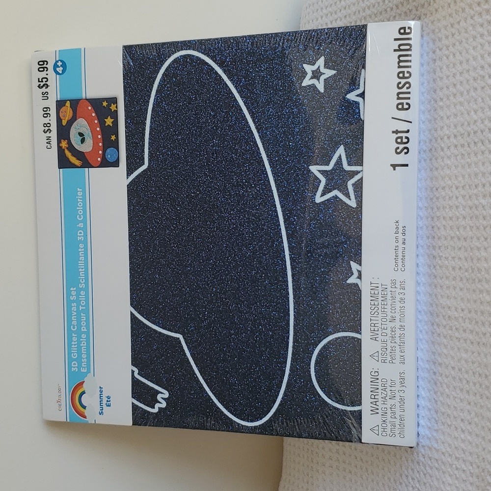 3D GLITTER CANVAS SET